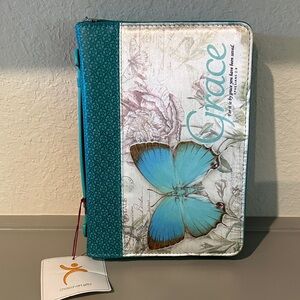 Teal Faux Leather Fashion Bible Cover. Teal Faux Leather Fashion Bible Cover.